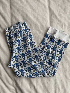 Girls Roller Rabbit Monkey Pajama Pants
